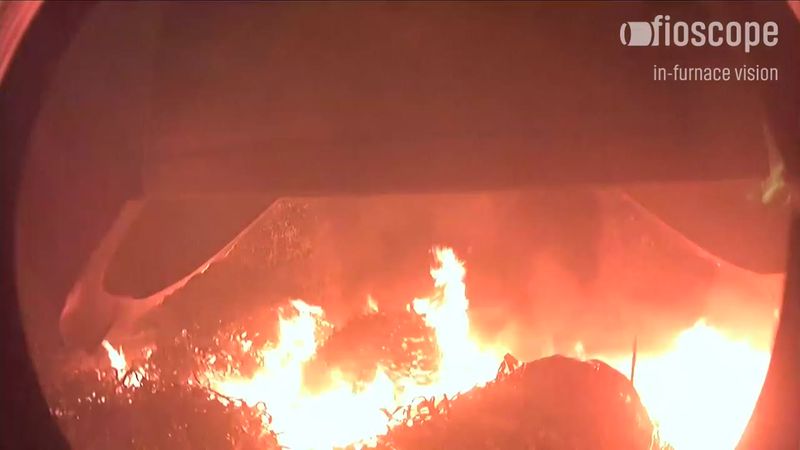 Rundofen mit Live-Blick ins Innere