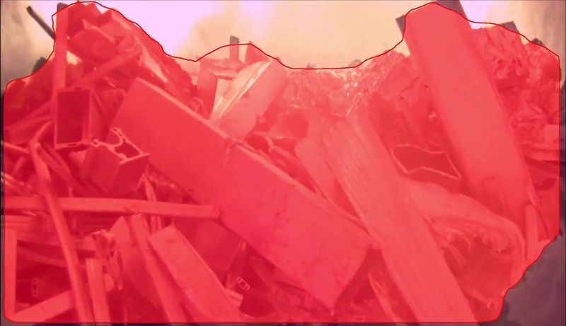 Scrap heap detection overlay
